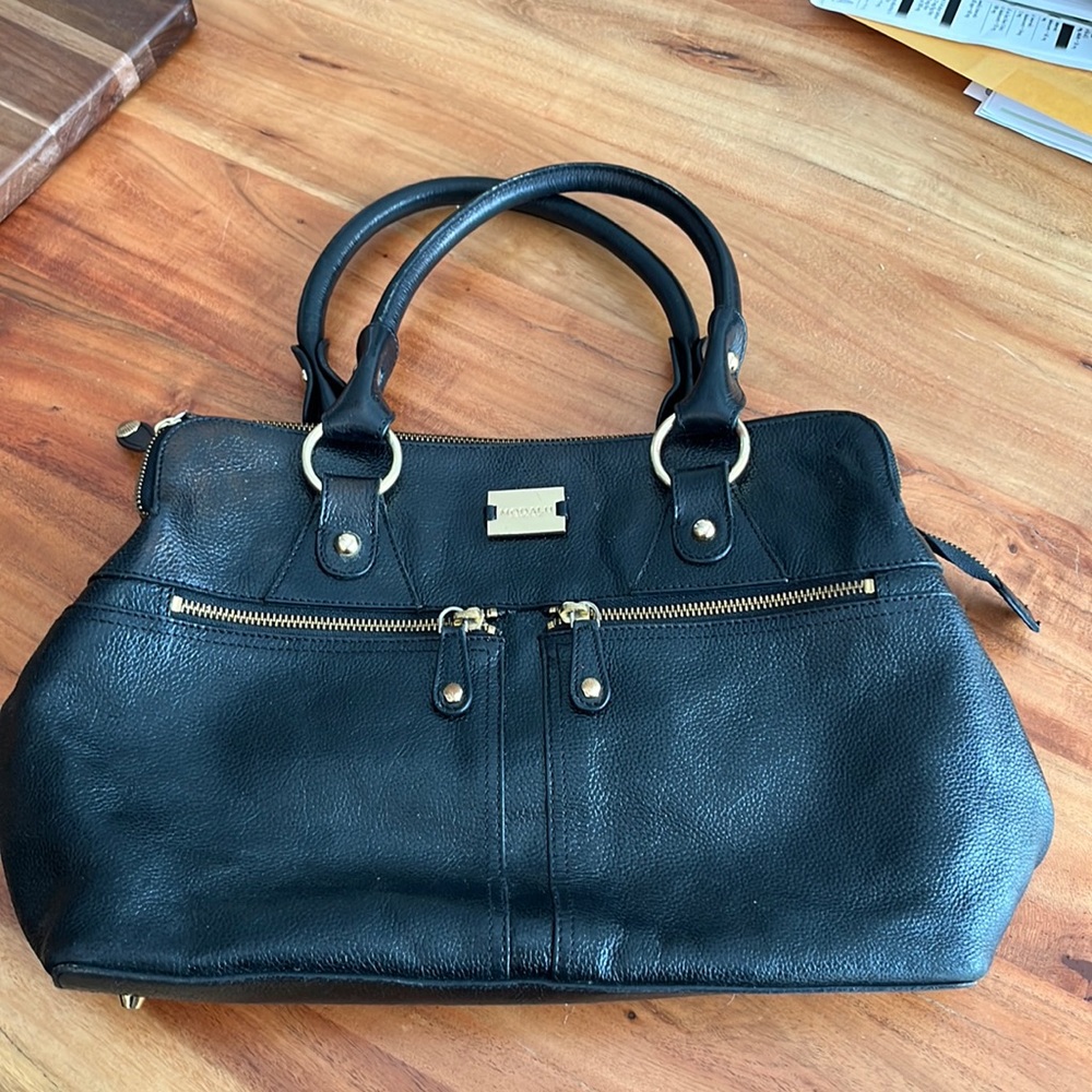 Modalu London Black Leather Handbag